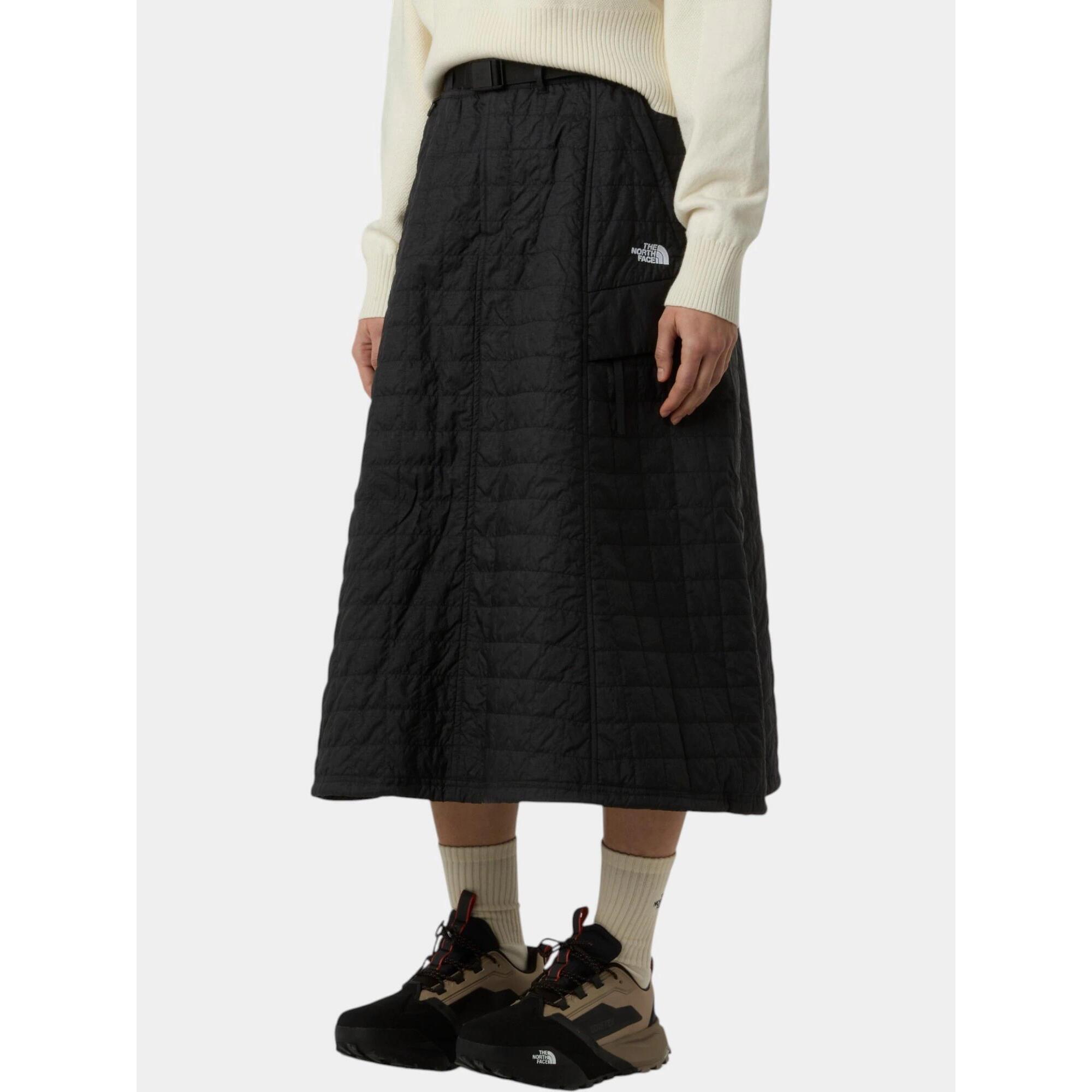 The North Face - Jupe Midi Femme W Quilted Volume - Jupe - Noir - Decathlon