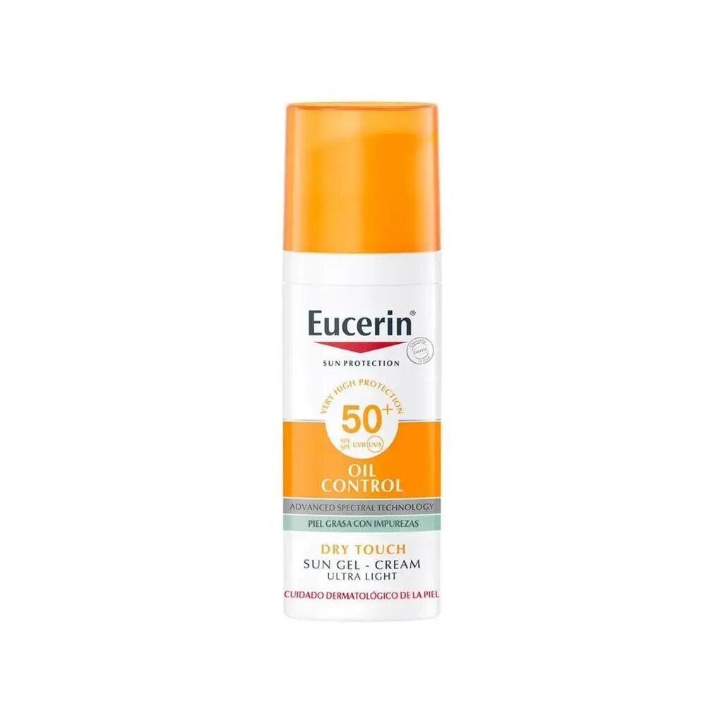 Eucerin Solar Facial Gel-Crema Oil Control Dry Touch SPF50+ 50 ml