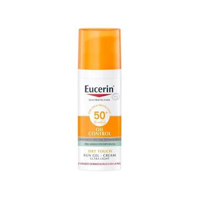 Eucerin Solar Facial Gel-Crema Oil Control Dry Touch SPF50+ 50 ml