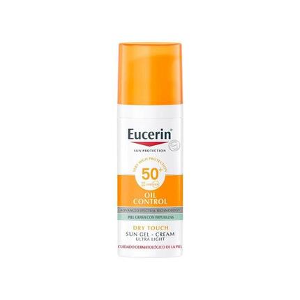 Eucerin Solar Facial Gel-Crema Oil Control Dry Touch SPF50+ 50 ml