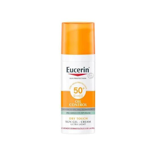 Eucerin Solar Facial Gel-Crema Oil Control Dry Touch SPF50+ 50 ml