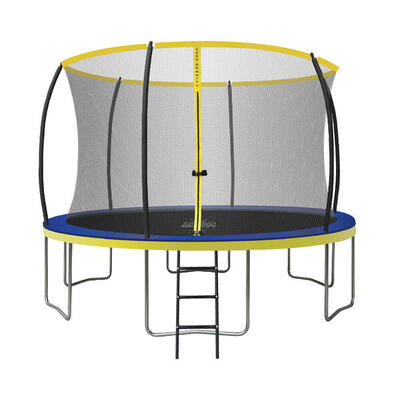 Ultima 4 Gartentrampolin Ø 366 cm mit Leiter und Bodenanker-Set