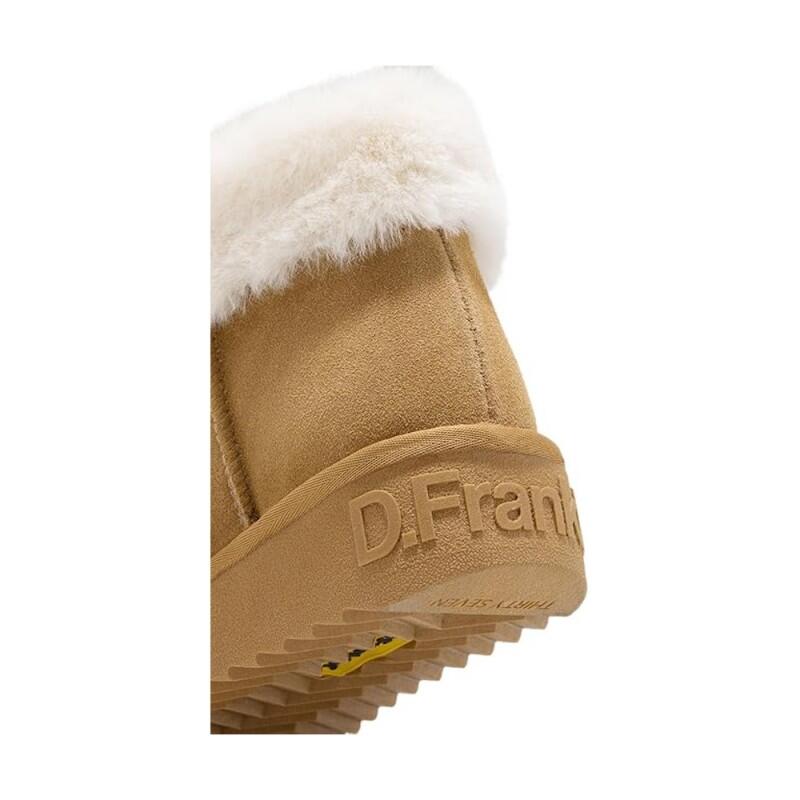 Botines Planos Mujer D.franklin Nordic Mid Fur Marrón 4/4
