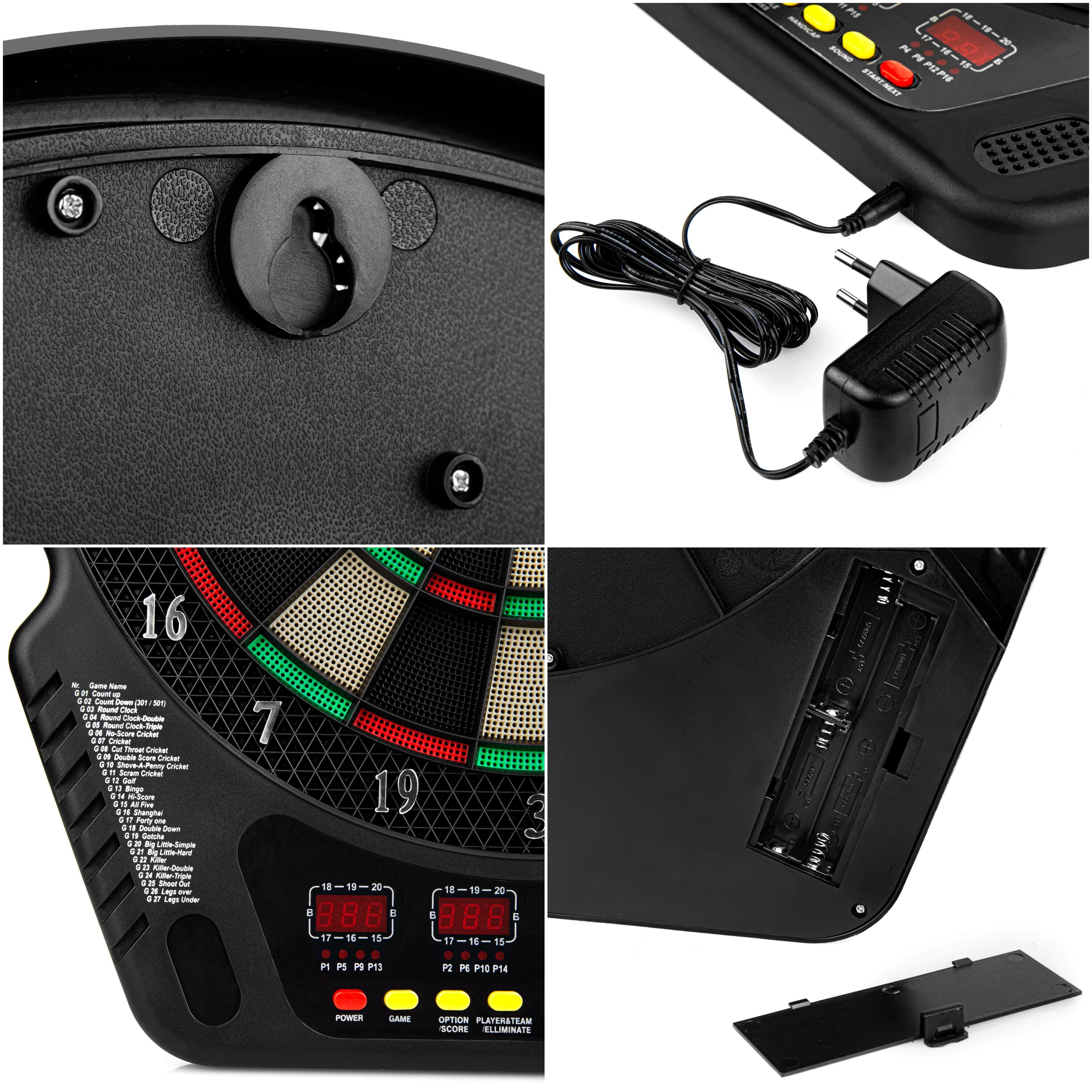 Tarcza elektroniczna do gry w rzutki darta Spokey Narvi Pro 7/7