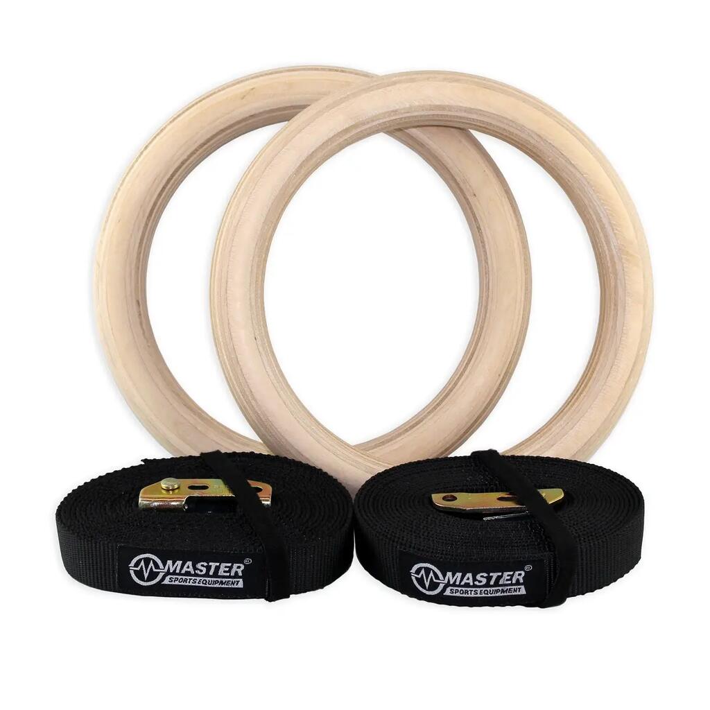 Drevené gymnastické kruhy MASTER priemer 23 cm