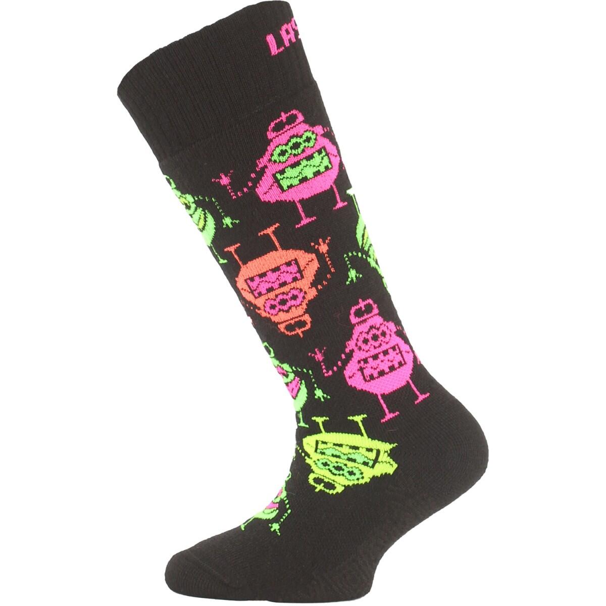 Lasting - Chaussettes De Ski En Laine Mérinos Pour Enfants Sje - Sous-chaussette - Noir - 34 2xs - Decathlon