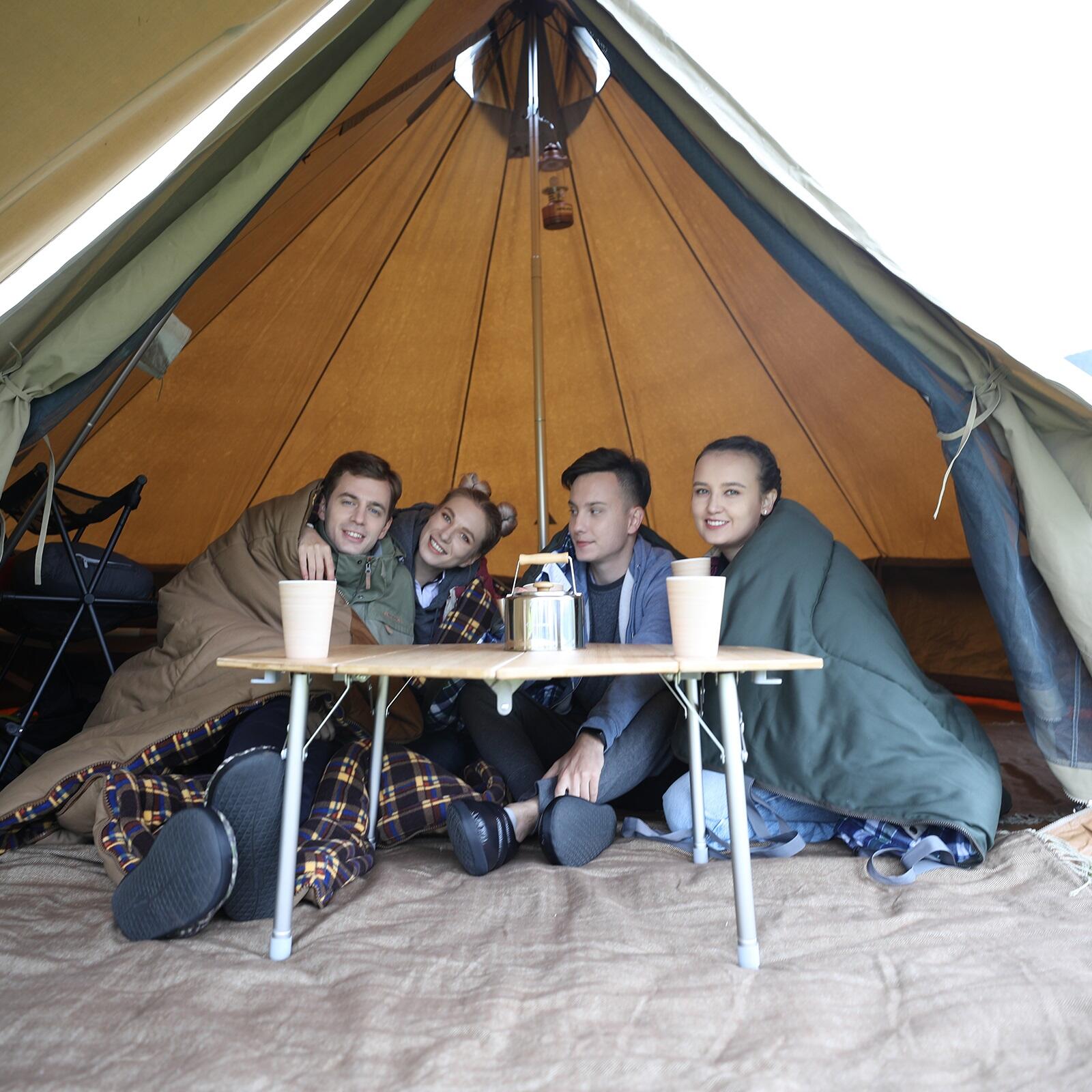 Glampingzelt KING CAMP Khan 400 x 400 x 270 cm 7/7