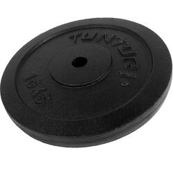 Disque musculation 15kg noir, unité