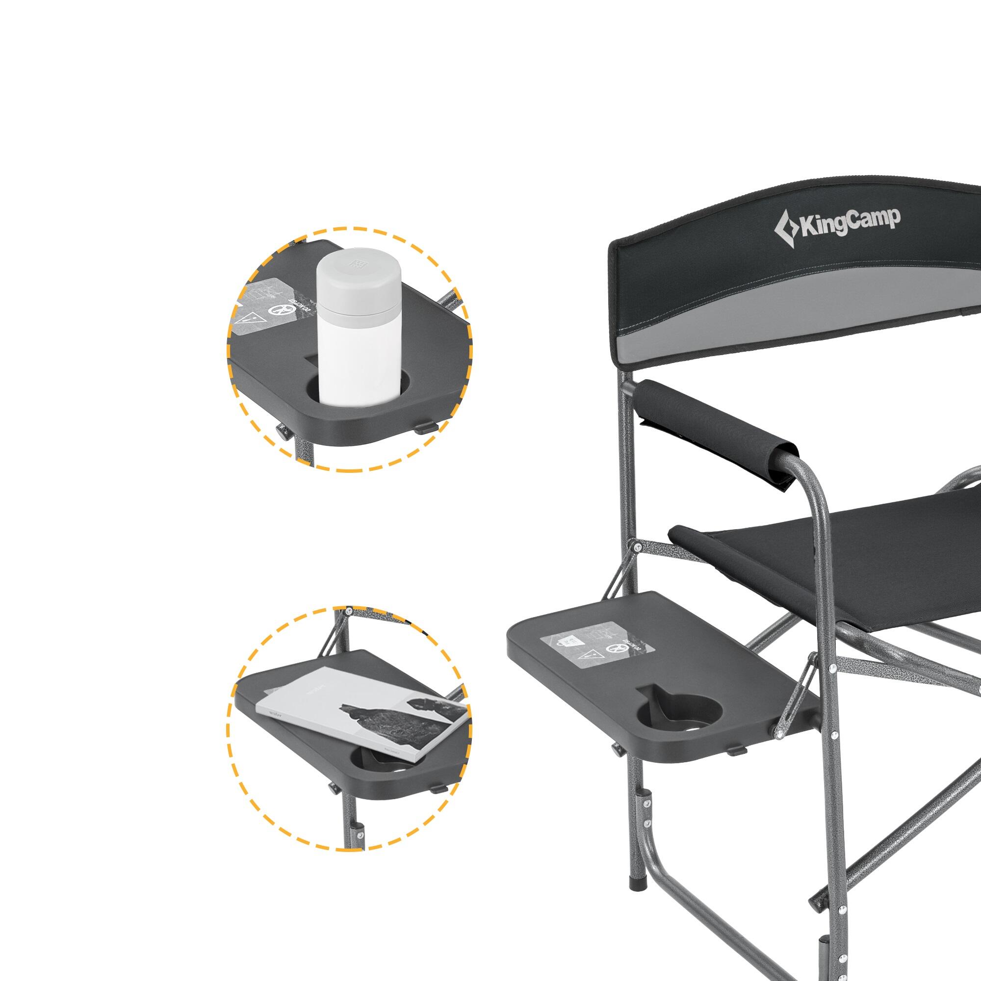 Kempingová skládací židle KING CAMP s opěrkami ASH B10 3/5