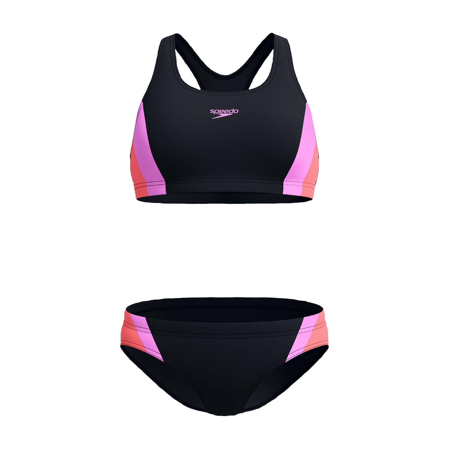 SCHWARZ / violett