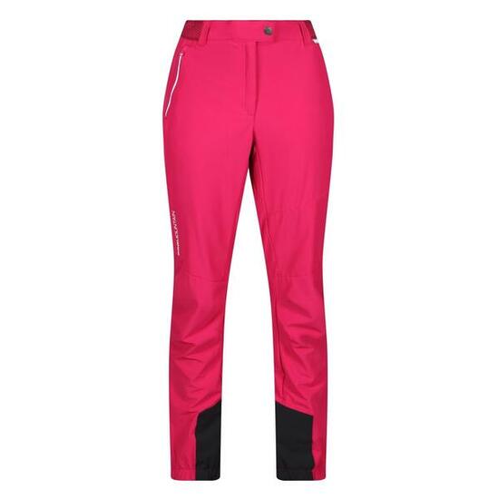 Pantalon de randonnée femme Regatta Mountain III, rose vif