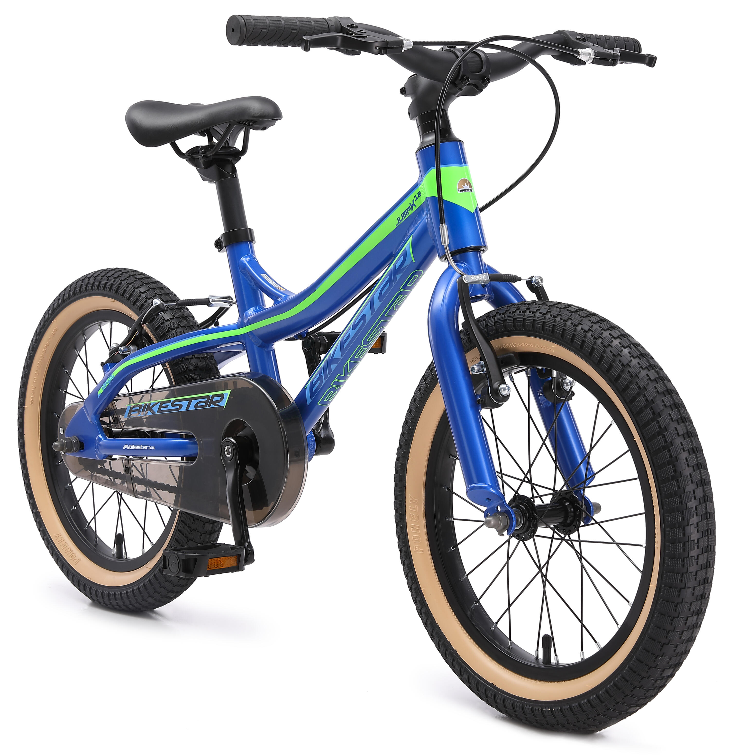 BIKESTAR Kinder Fahrrad Mountainbike 16 Zoll ab 4 Jahre Aluminium