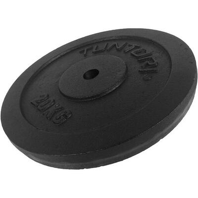 Hantelscheiben Standard 30mm schwartz - 15kg. Format: individuell