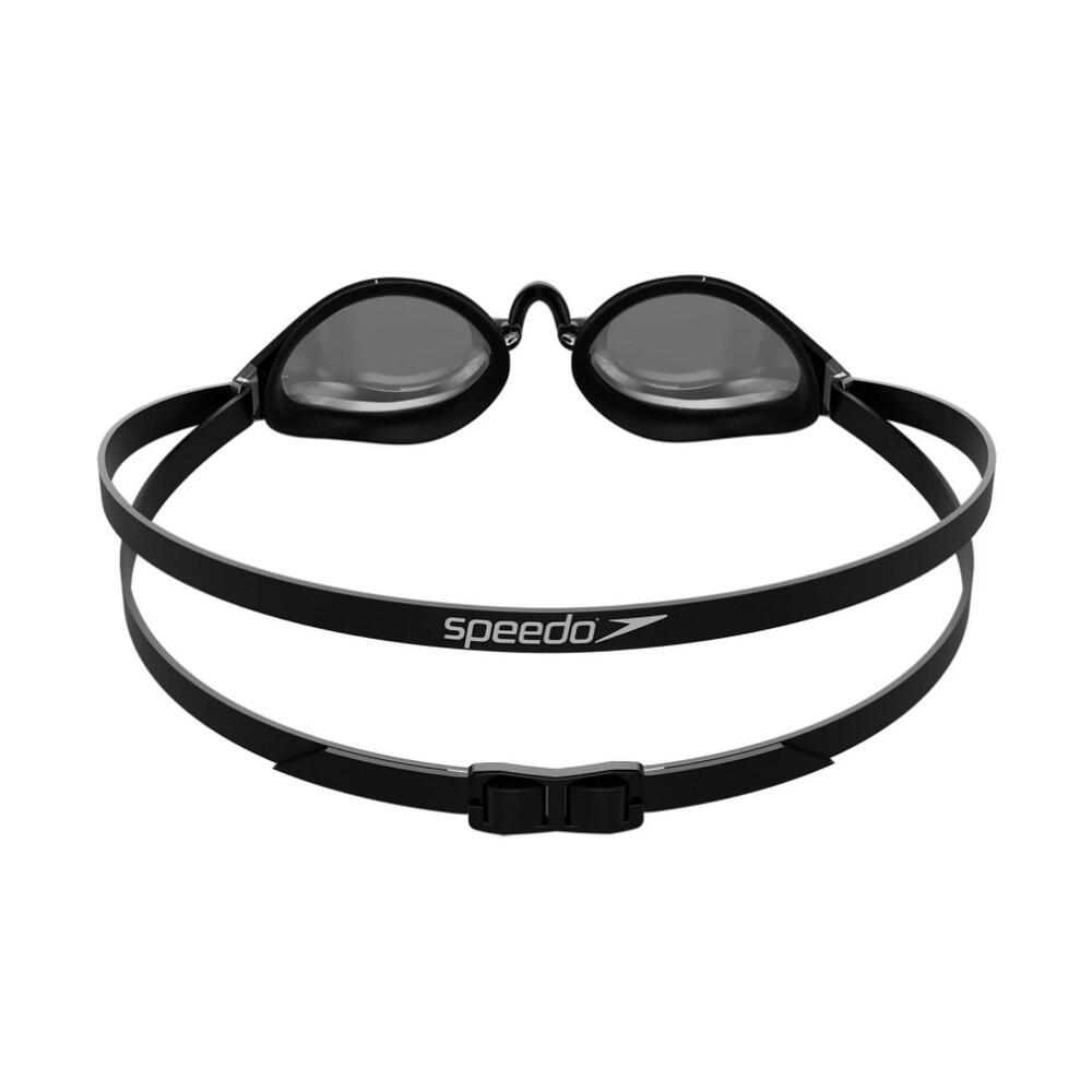 Speedo FASTSKIN SPEEDSOCKET Swimming Goggles Black/Silver Mirror 2/4