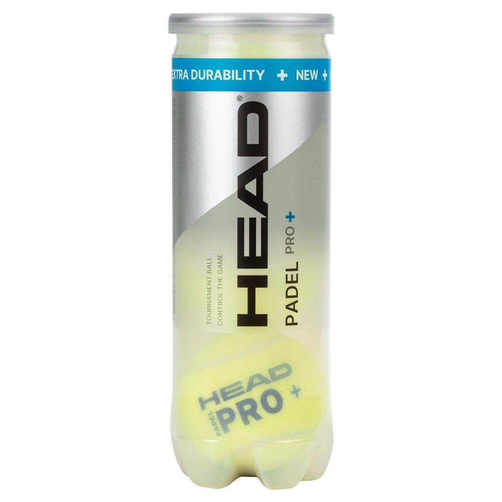 Pallone Da Padel Misura Confezione 3 Head Pro+ Verde 3/3