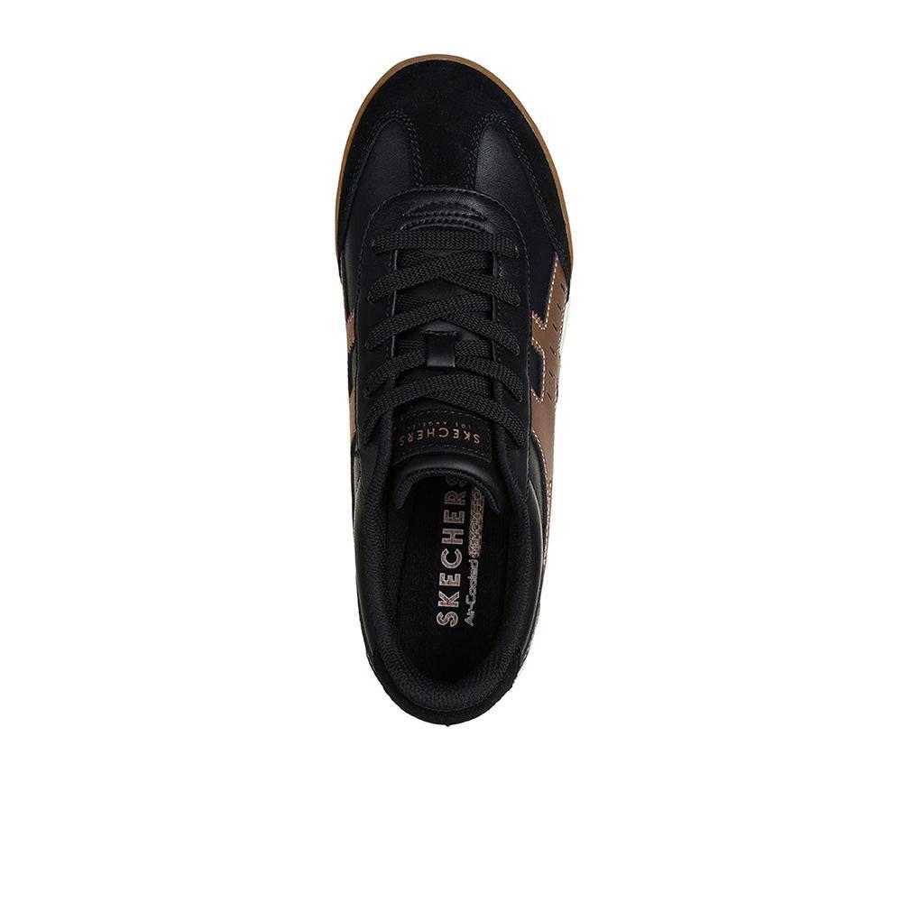 Sapatilhas Skechers Mulher Zinger - Metallic Roads Pretas 3/4