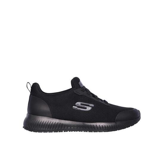 Zapatillas Skechers Mujer Work: Squad SR Negras