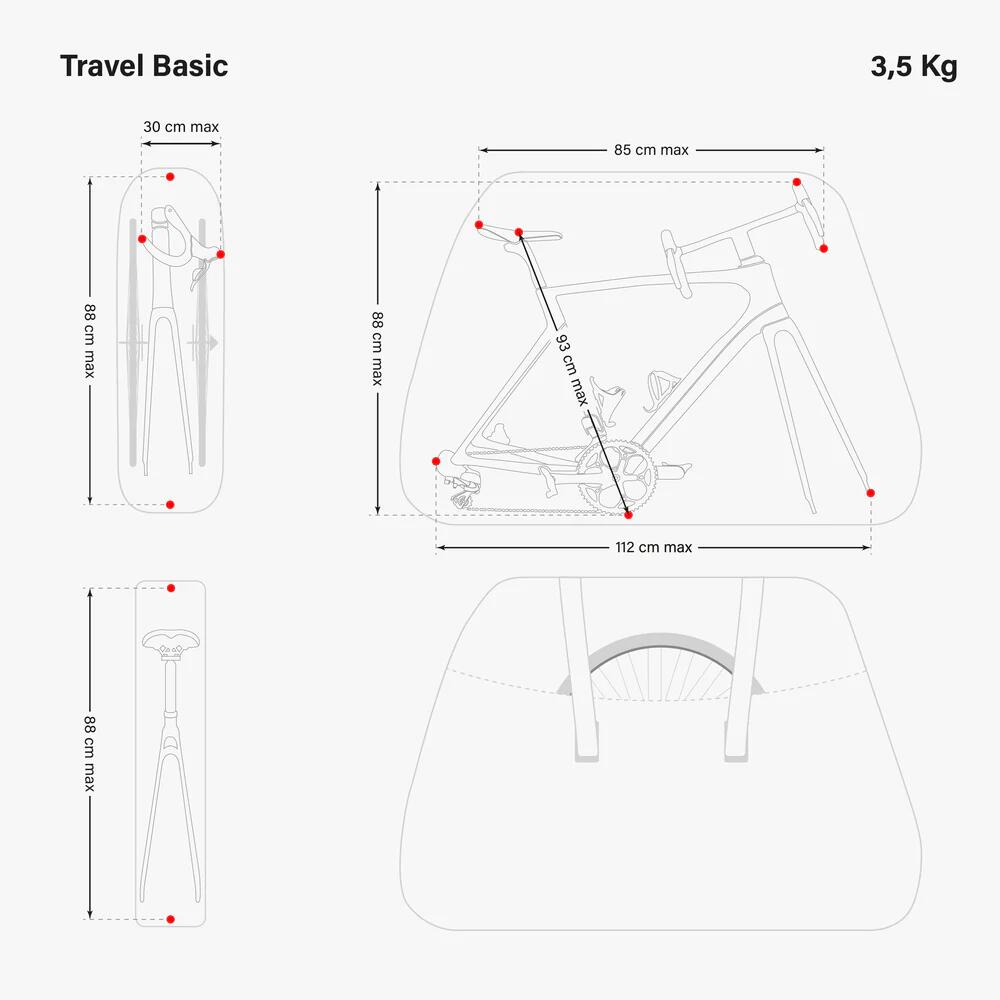 Housse de Vélo Souple - Travel Basic 4/5