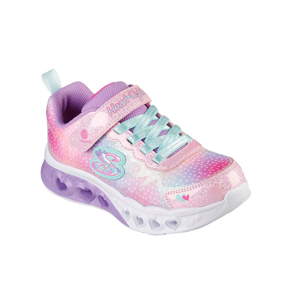 Luzes de coração Skechers Kids simplesmente adoram tênis multicoloridos 2/5
