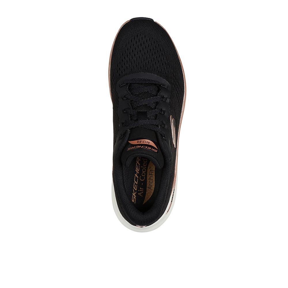 Skechers Arch Fit Glow The Distance Textile Women's Black/Rose