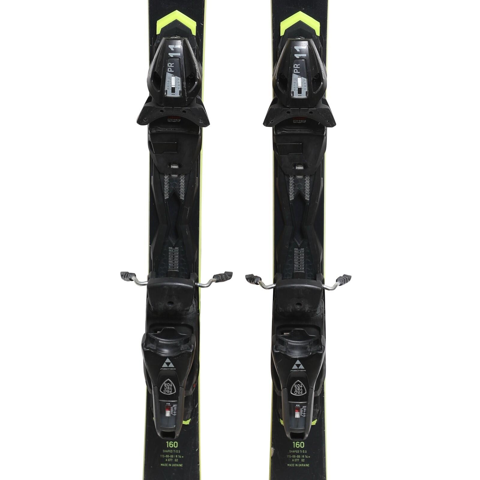 RECONDITIONNE - Ski Fischer Rc4 Rcs + Fixations 3/4