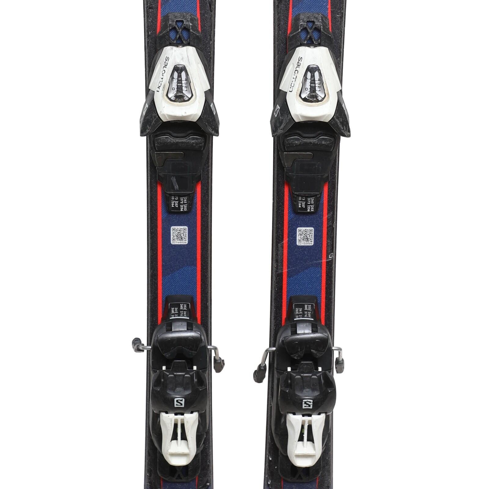 RECONDITIONNE - Ski Junior Salomon S Force Jr + Fixations 3/4