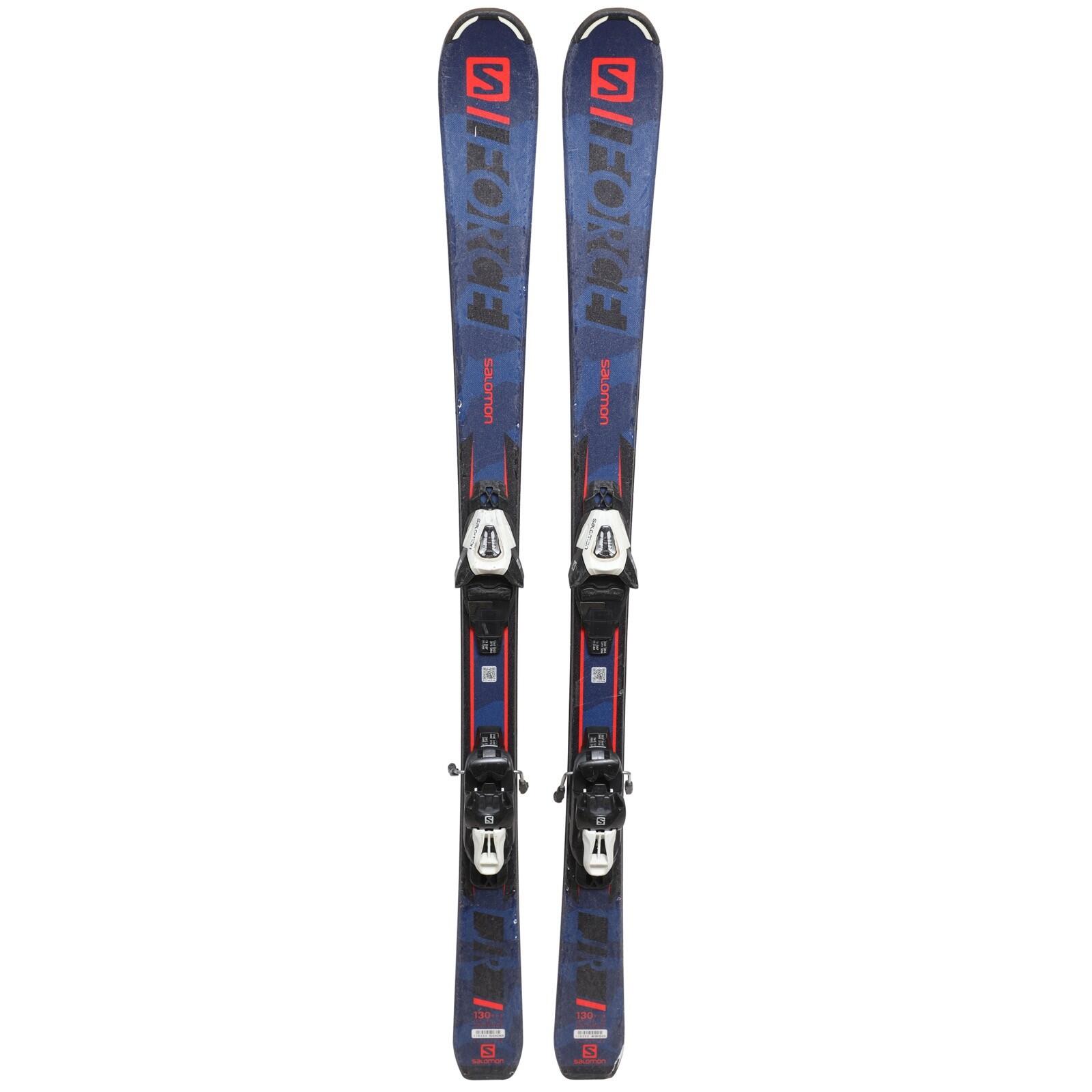 RECONDITIONNE - Ski Junior Salomon S Force Jr + Fixations 2/4