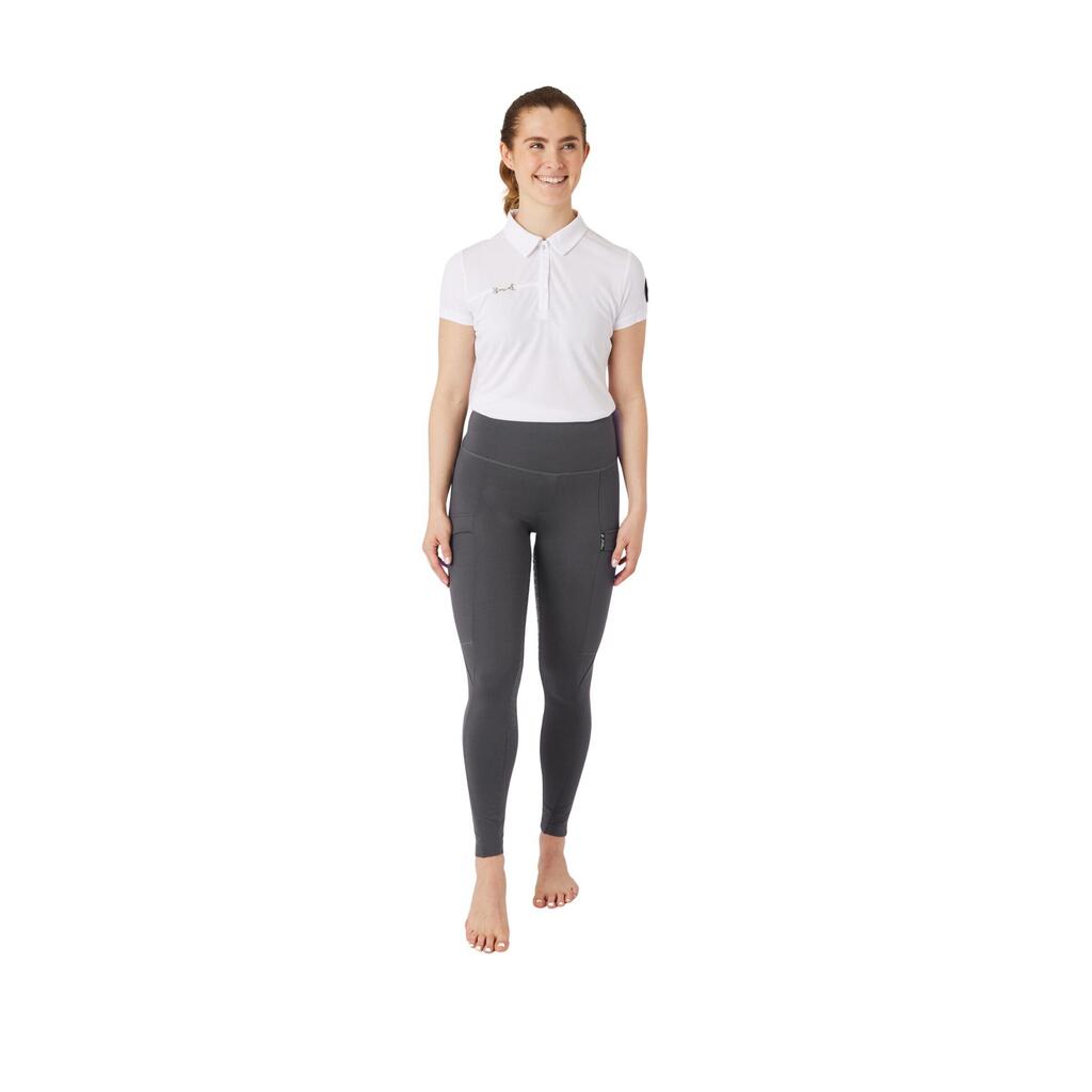Women's full grip riding leggings Horze Celia Thermo