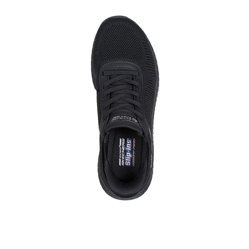 Sapatilhas Skechers Mulher Bobs Sport Squad Chaos Pretas 3/4