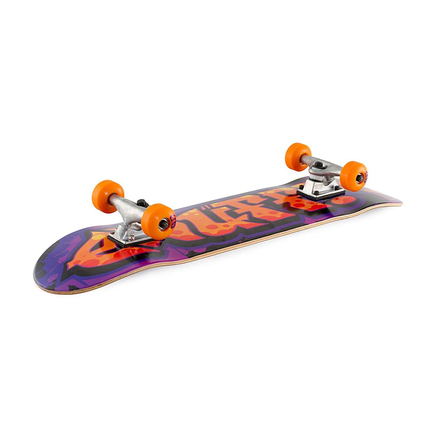 Graffiti II Orange 7.25inch Mini Complete Skateboard | Decathlon