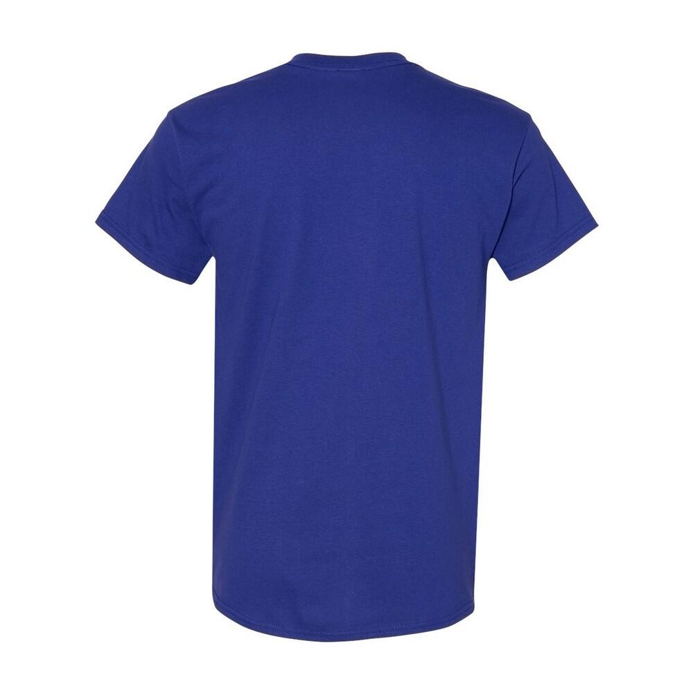 Mens Heavy Cotton TShirt (Cobalt) 2/3