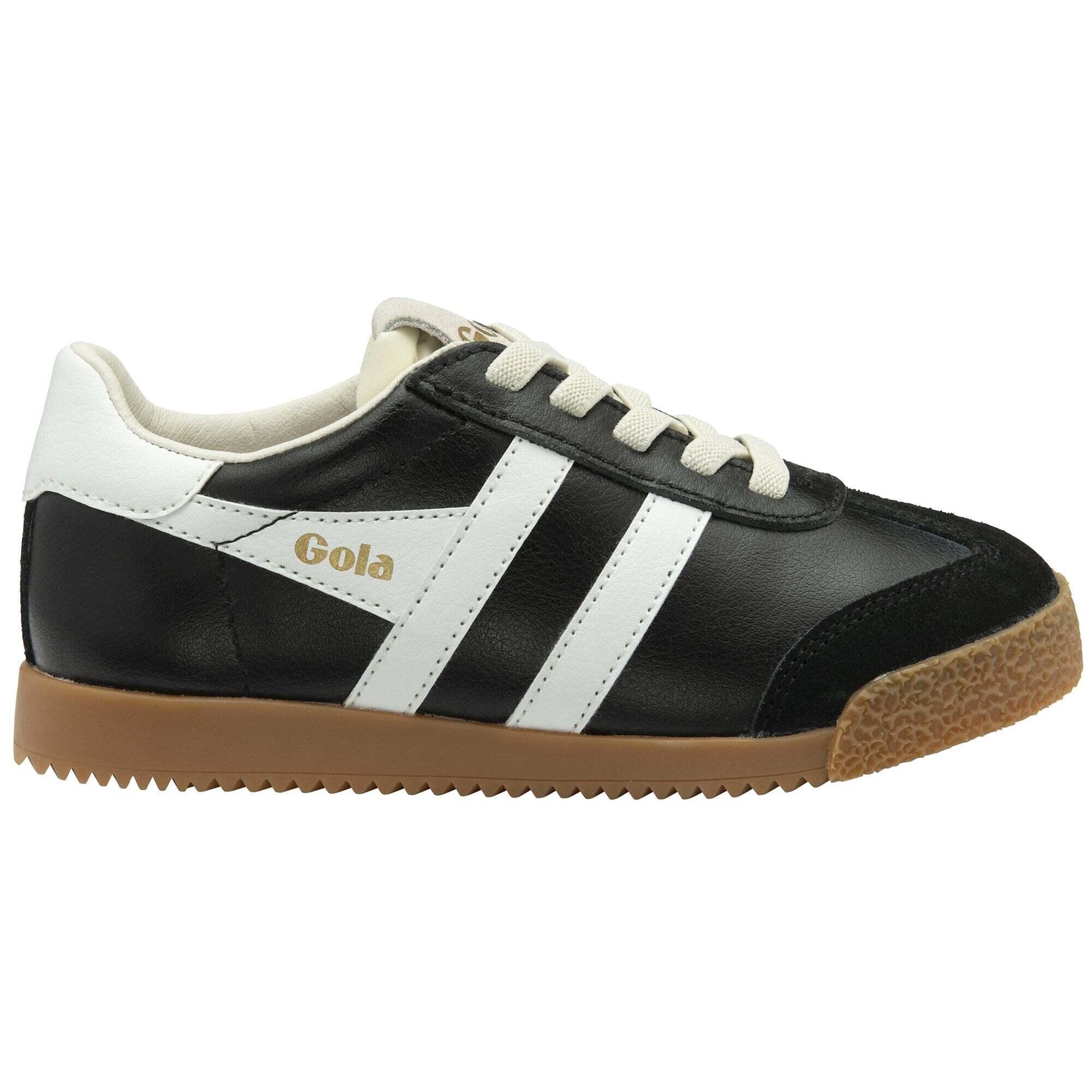 Gola - Baskets Cuir Bébé Gola Elan - Baskets - Blanc|noir - Decathlon