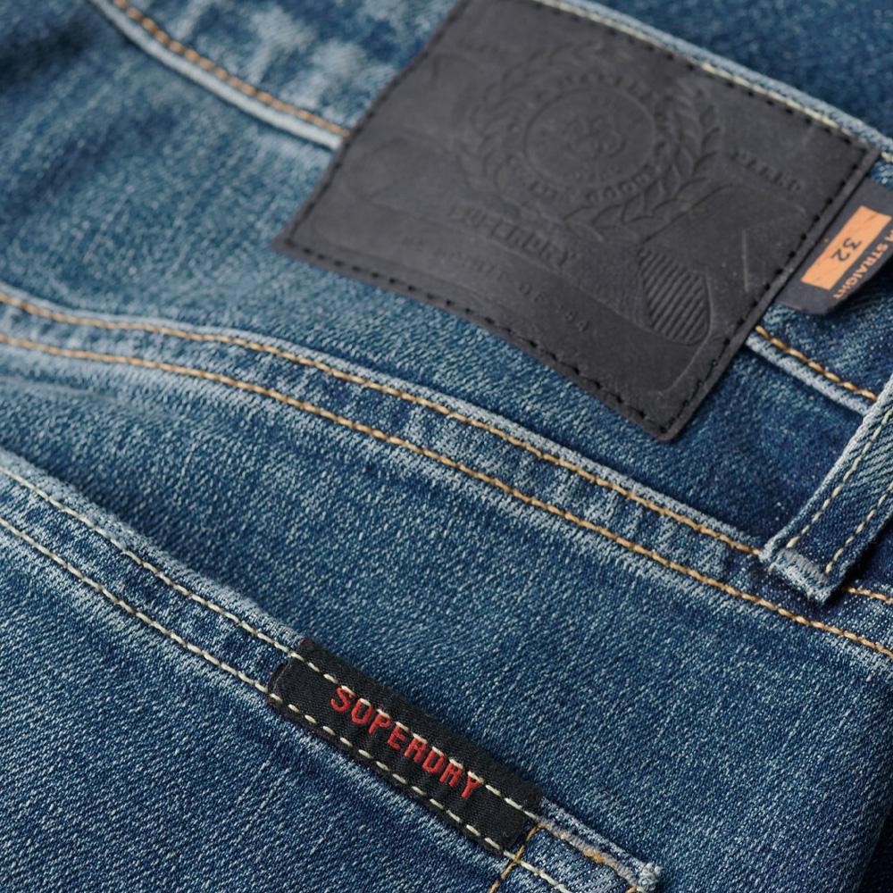 Jean Droit Bleu Homme Superdry Vintage Sum 3/5