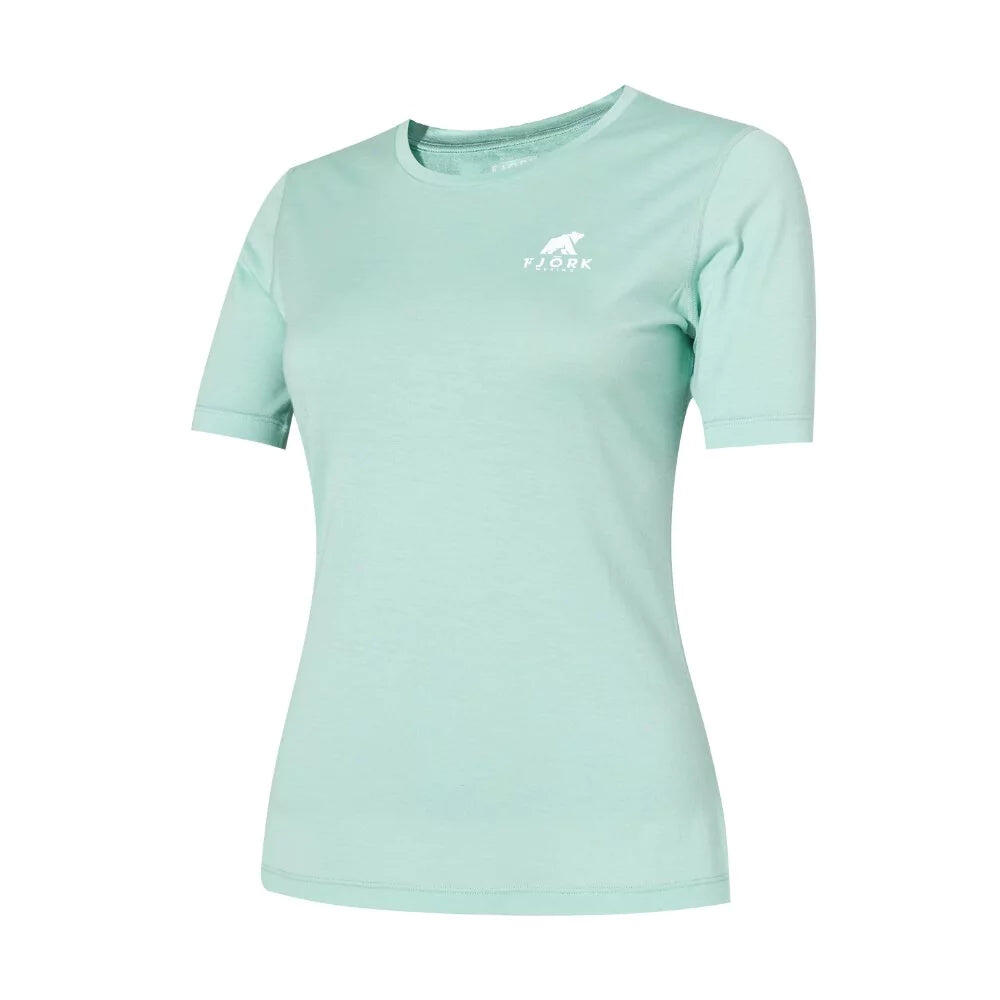 T-shirt de trekking en mérinos Femme 2/7