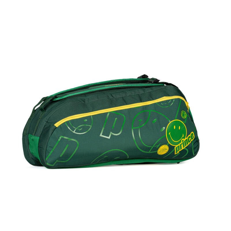 Prince - Sac De Raquette De Tennis Prince Tour 2 Comp X Smiley - Sac De Raquette - Vert - Taille Unique - Decathlon