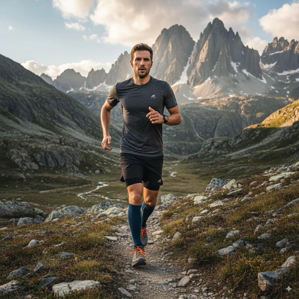 T-shirt de trekking en mérinos Homme 3/8
