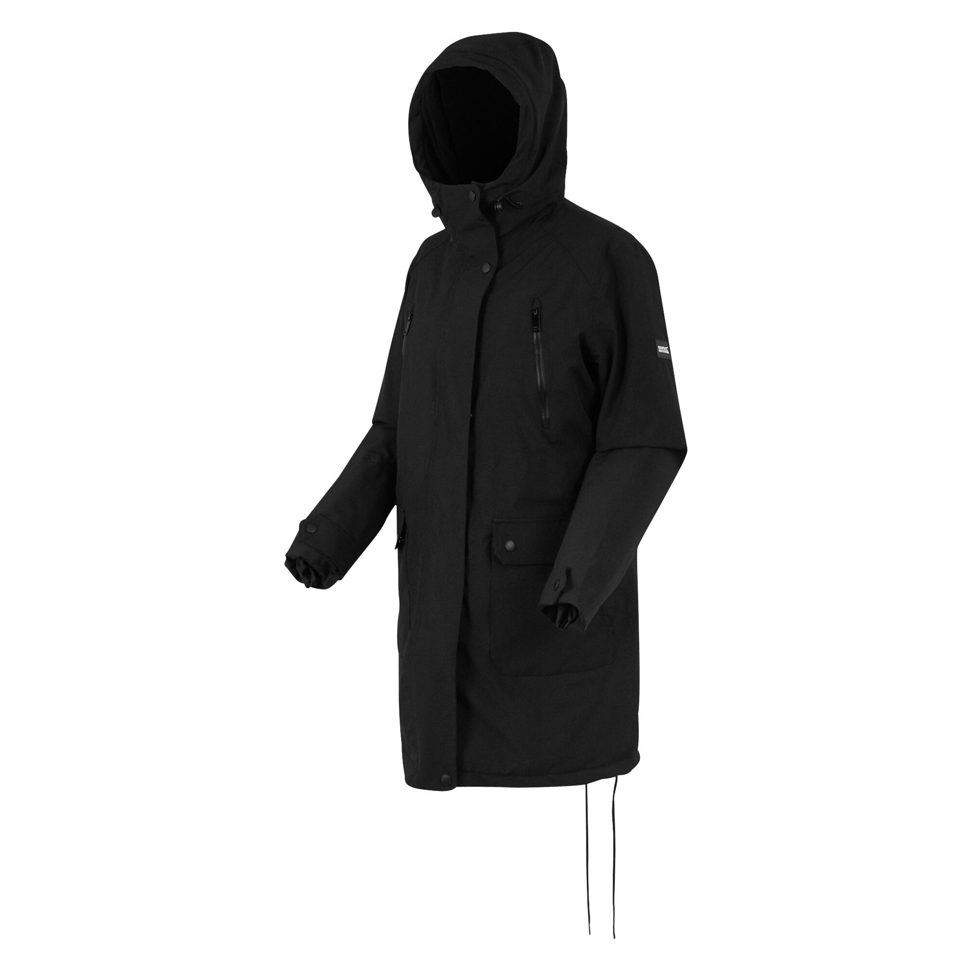 Chaqueta Impermeable Valenta para Mujer Negro 3/5