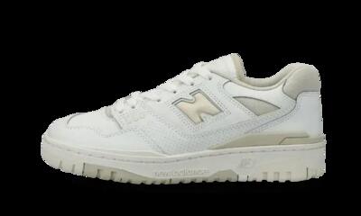 Scarpe - Basket - Unisex - Lacci stile classico 550 - Bianco/Beige