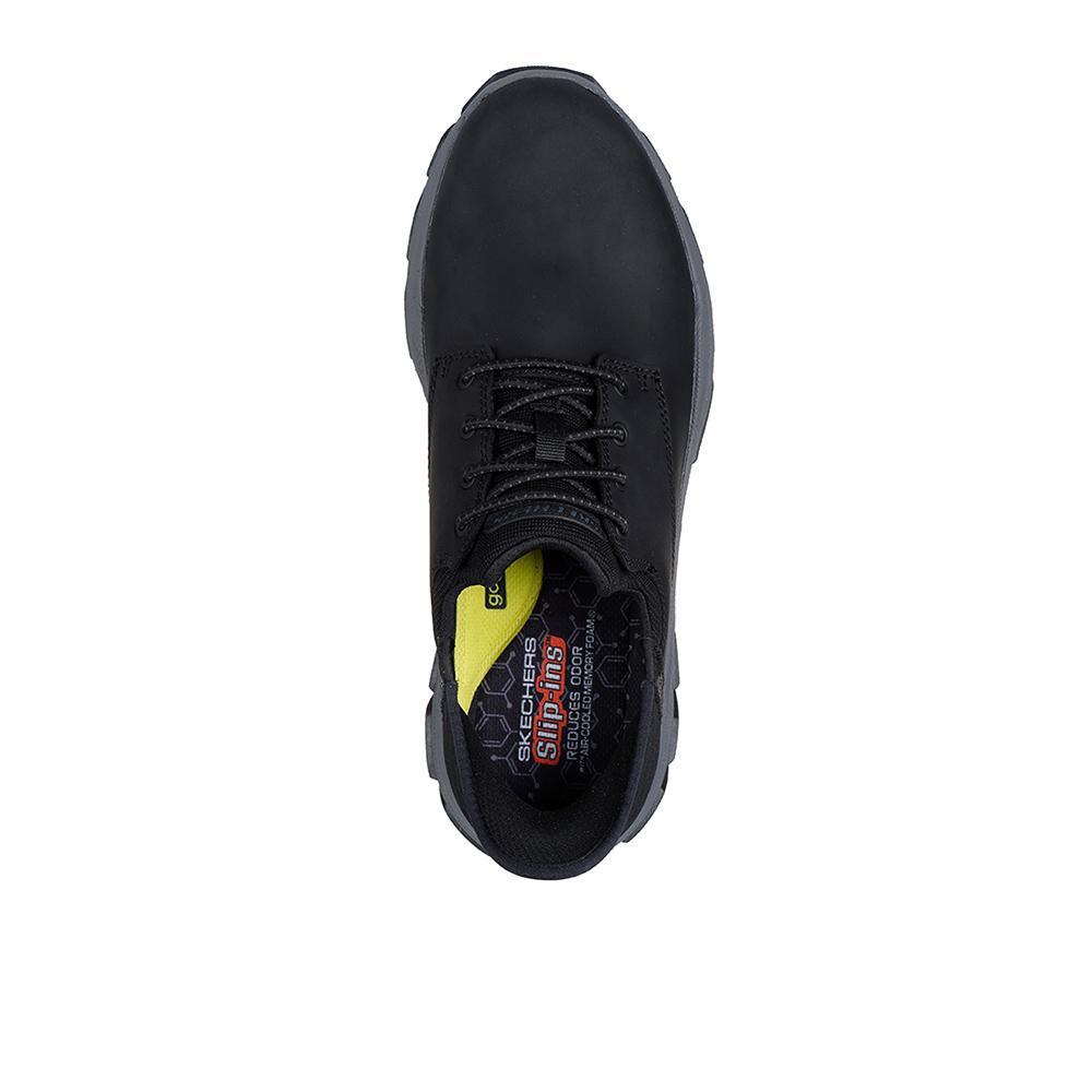 Sapatilhas Skechers Homem Slip-ins: Respected - Garville Pretas 3/4