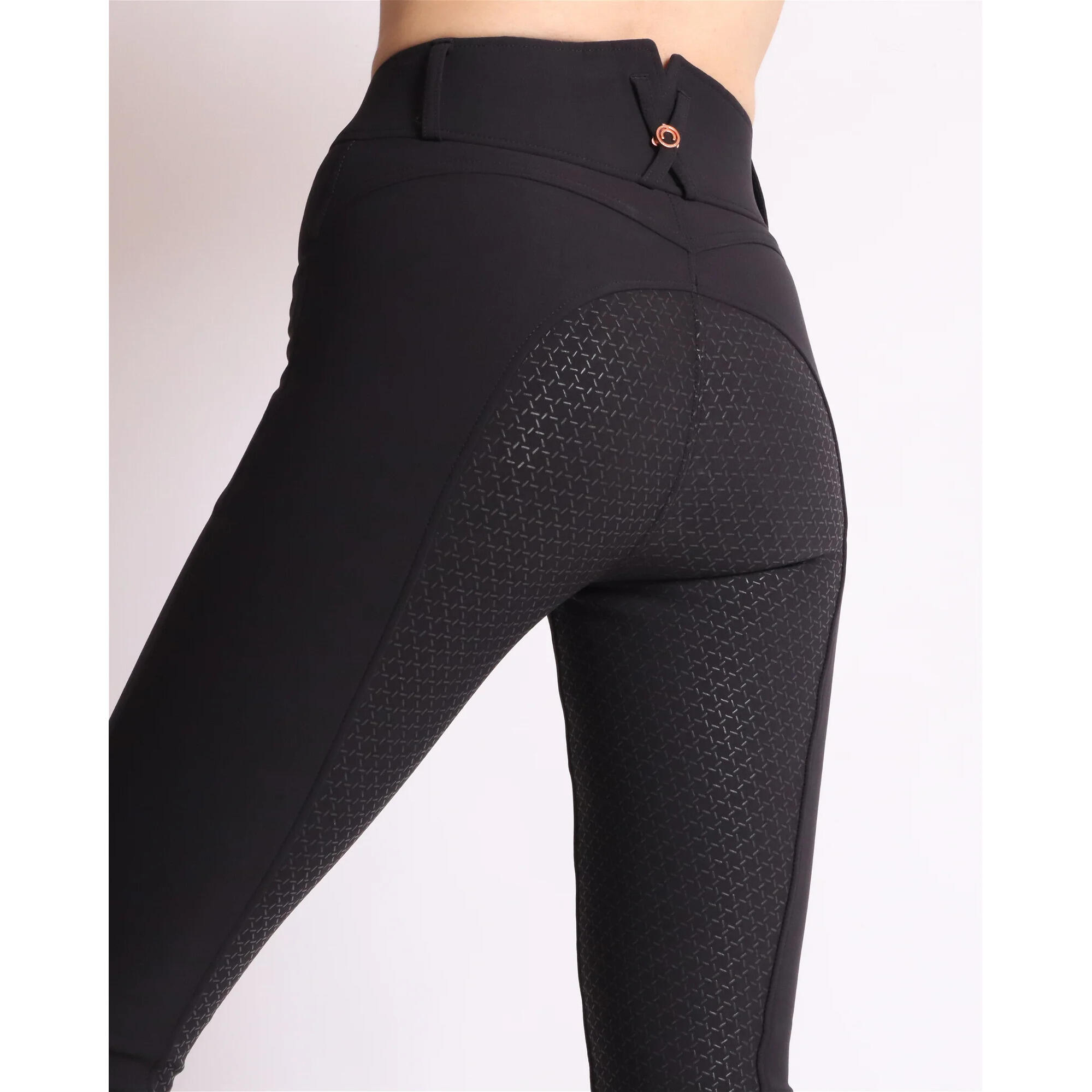 Pantalón de equitación Full Grip Montar Lly 3/7