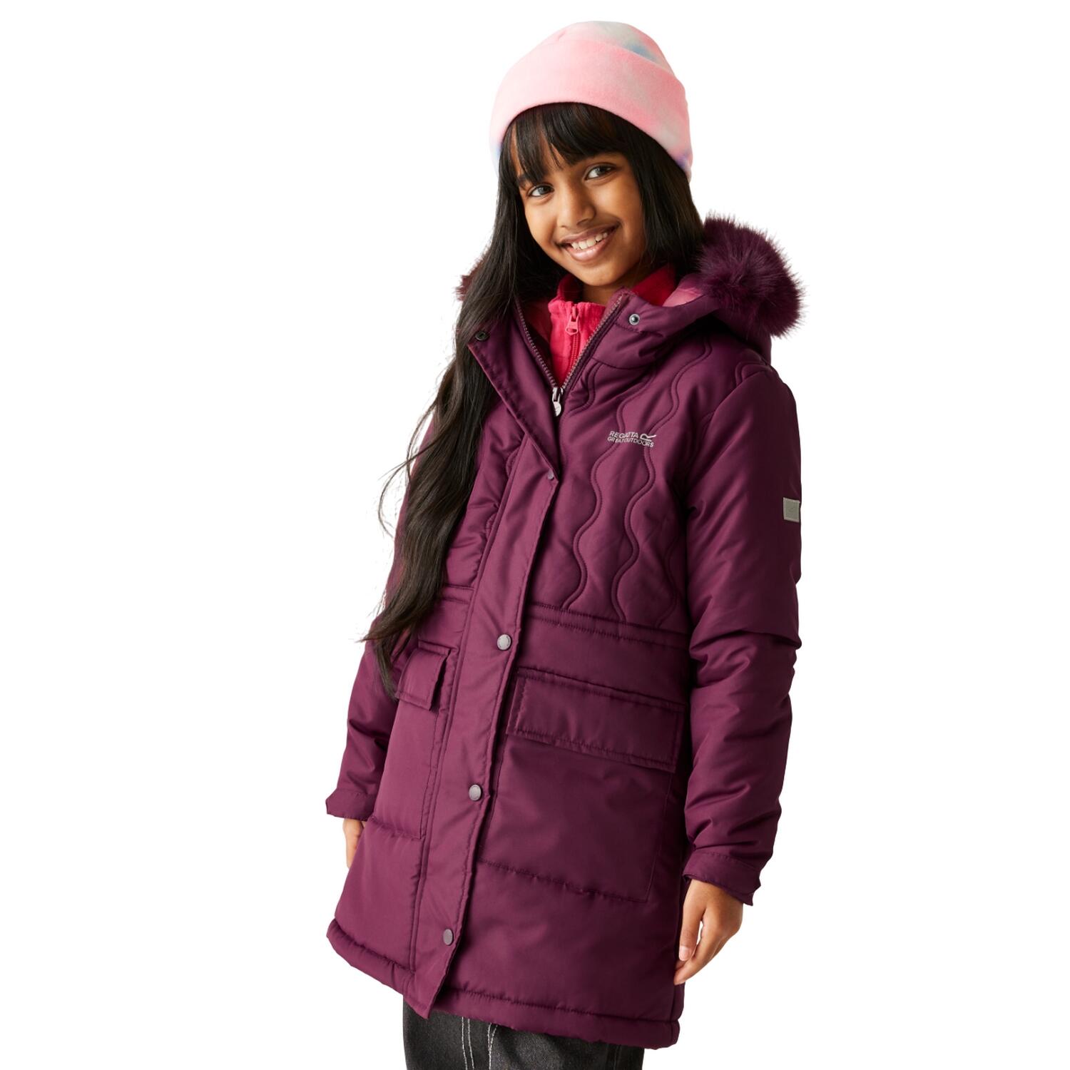 Childrens/Kids Fabrizia II Quilted Jacket (Fig) 4/5