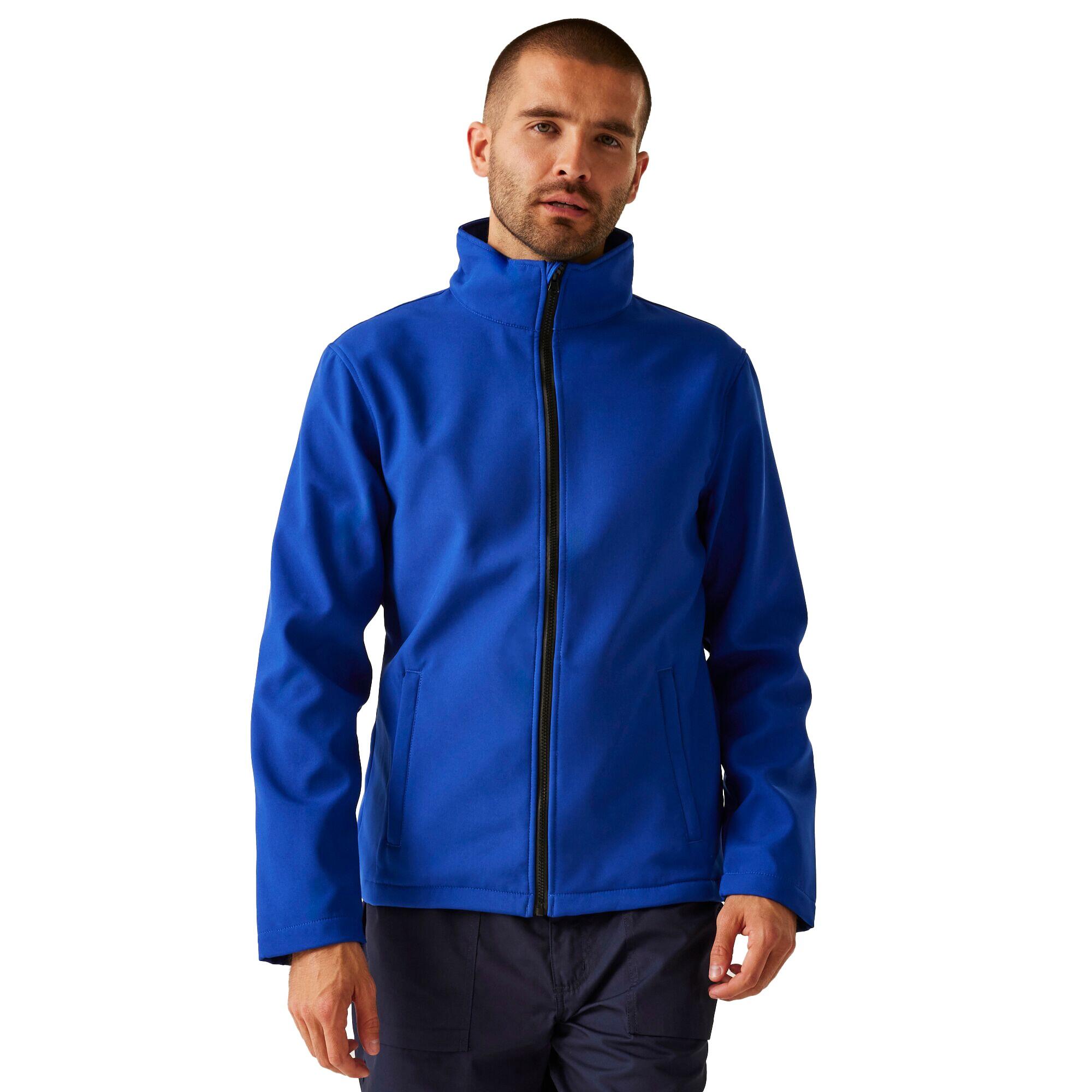 Regatta  Heren Ablaze Printable Softshell Jas (Koningsblauw/zwart) 4/5