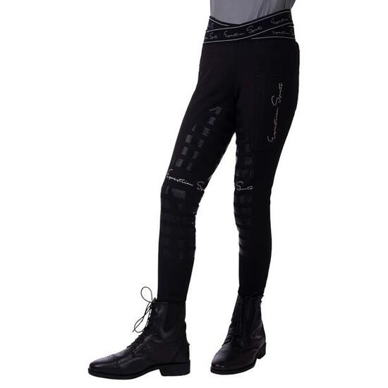 Legging équitation leg grip fille QHP Karley