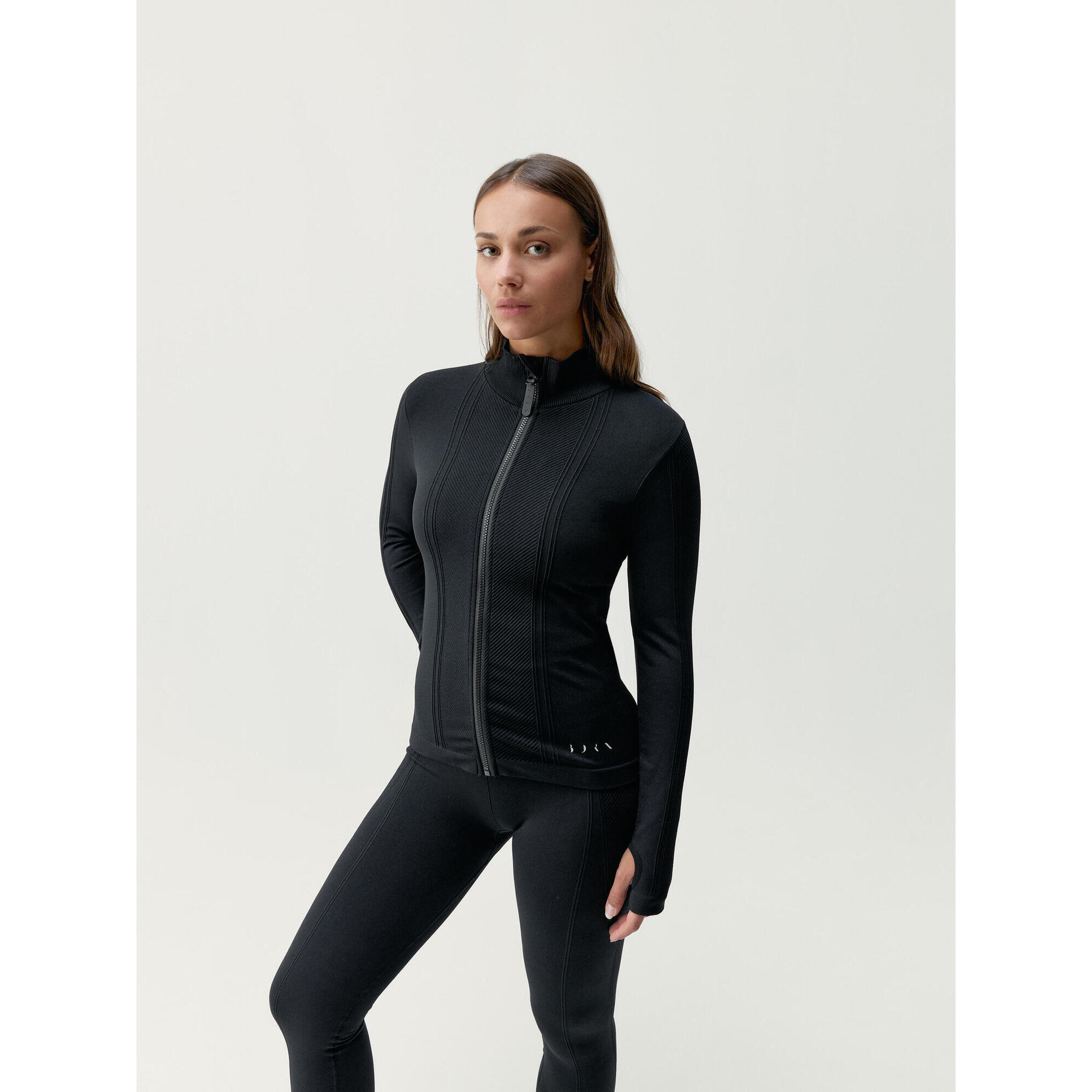 Born Living Yoga - Veste De Sport Pour Femme India Born Living Yoga - Veste - Noir - S - Decathlon