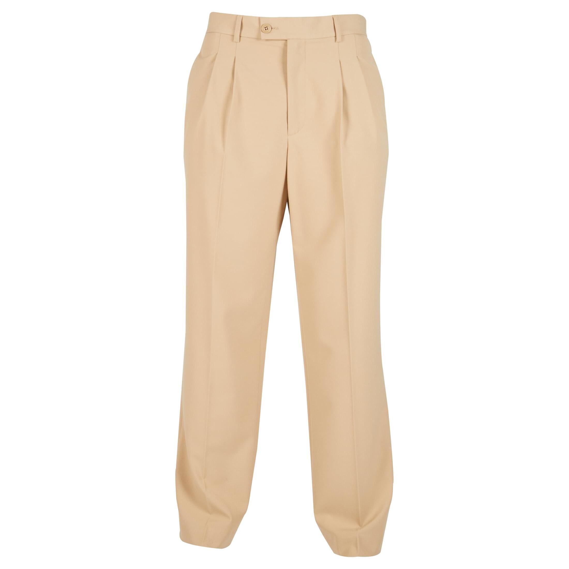 Urban Classics - Pantalon Double Plissé Femme Urban Classics - Pantalons - Beige - Decathlon