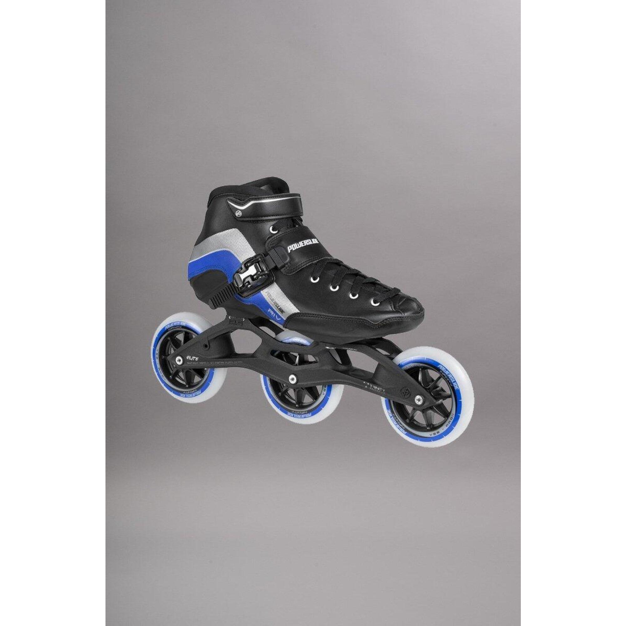 Powerslide - Trinity R4 110 Rollers En Ligne Freeskateboard Unisexe - Rollers En Ligne - Blanc - 40 - Decathlon