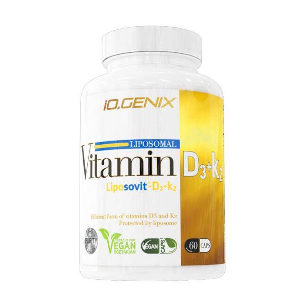 IO.GENIX Vitamin d3+k2 liposomal - 60 capsules de IO.Genix