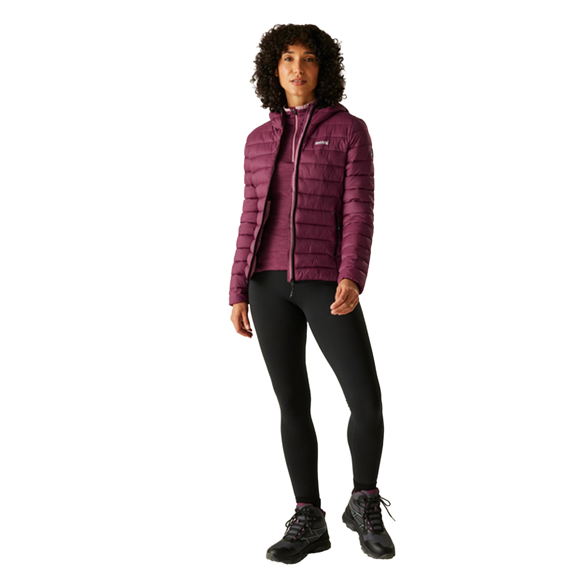 Veste Matelassée MARIZION Femme (Rouge Sombre) 4/5