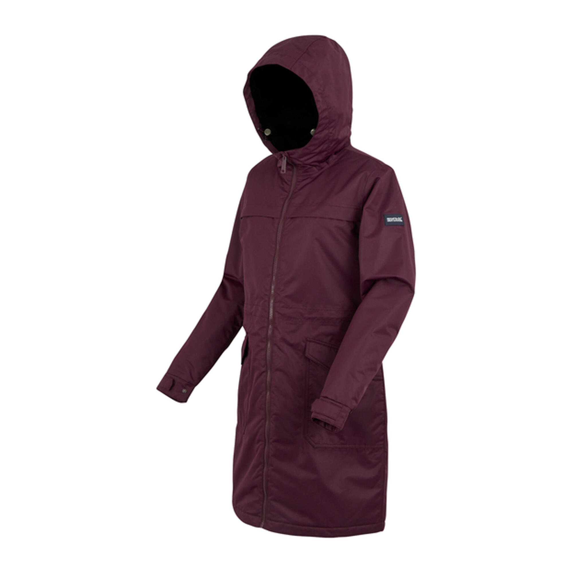 Veste Imperméable ROMINE Femme (Figue / Noir) 3/4