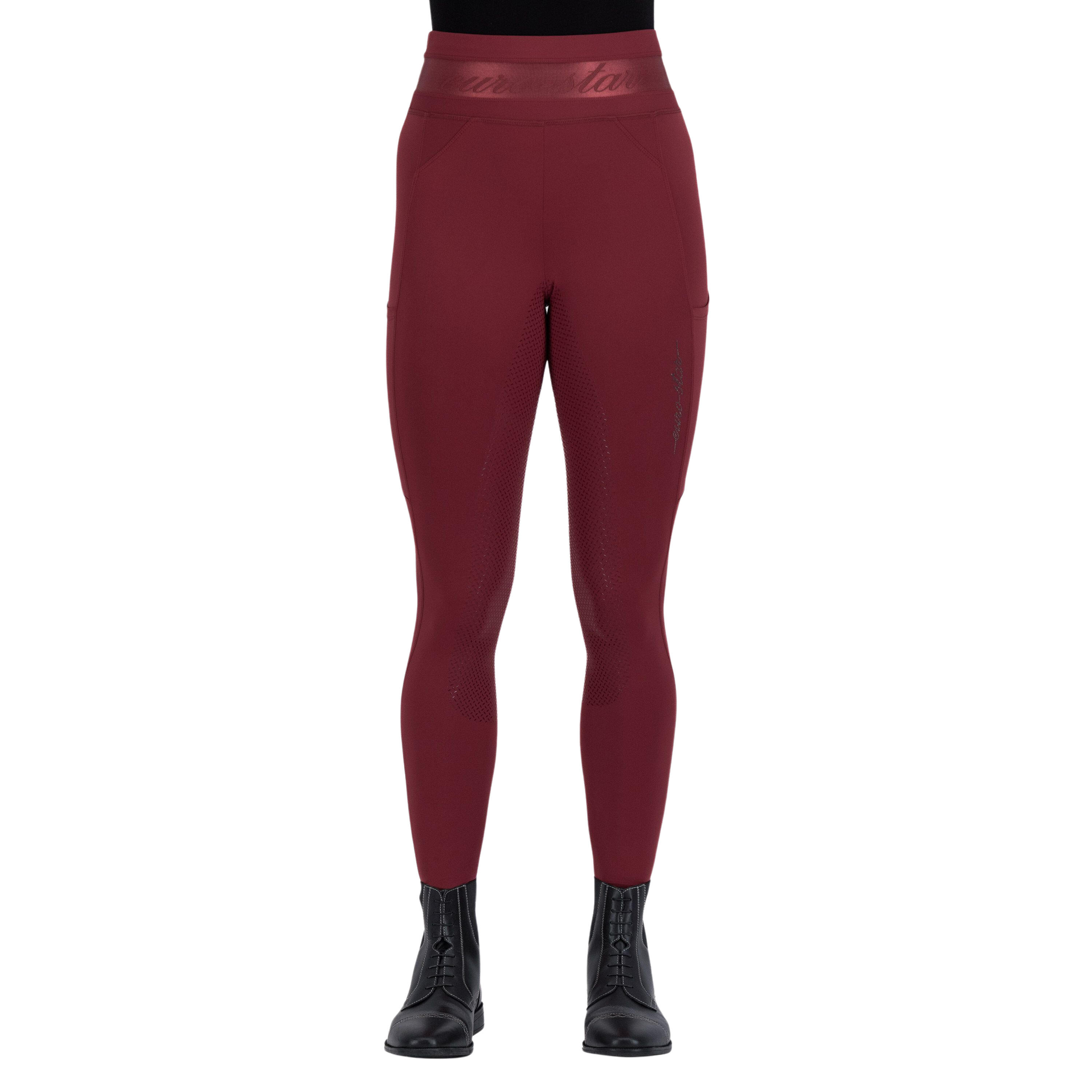 Leggings da equitazione full grip da donna Euro-Star Ares 2/5